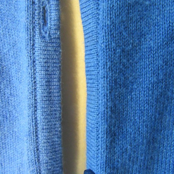 Gorgeous Deep Blue Accent Sweater / Size 2X / Cotton Rayon - Picture 4 of 9